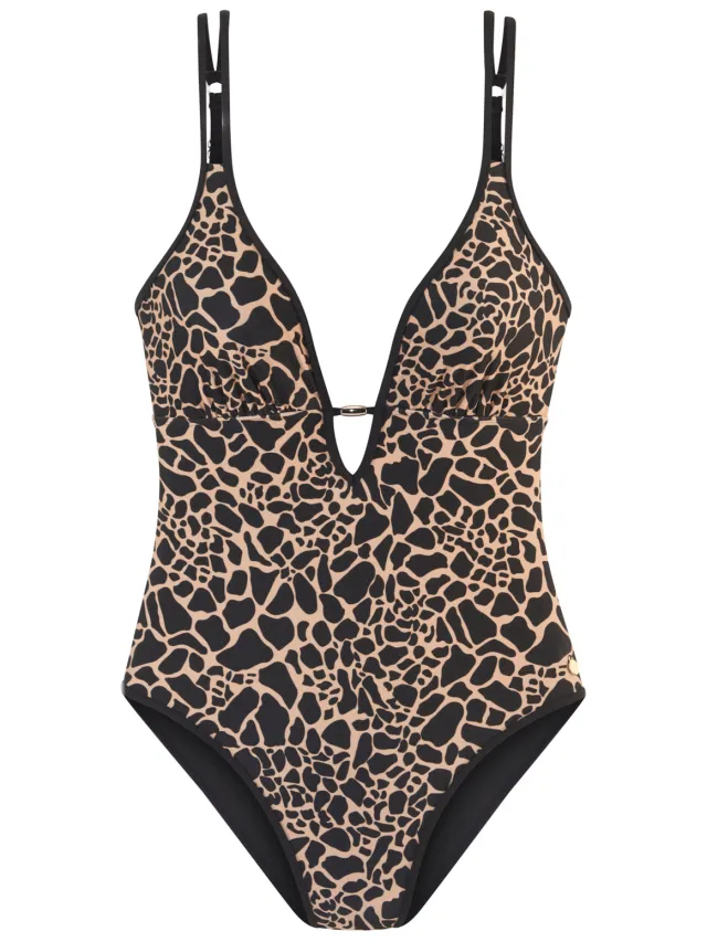 badpak animalprint zwart-goud, foto 2