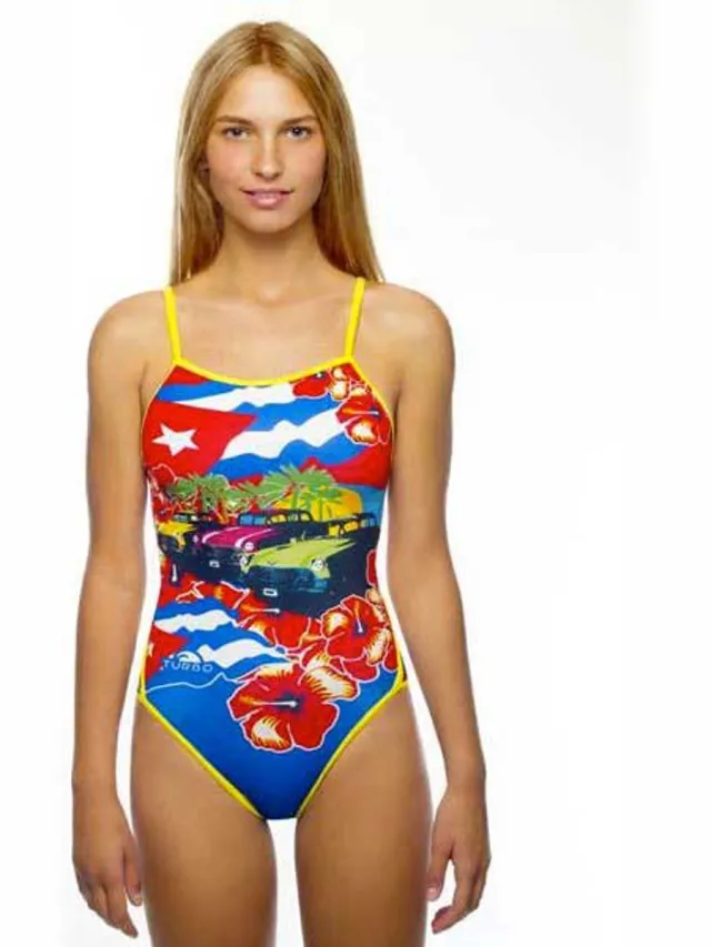 Turbo Cuba Colours Zwemkleding Veelkleurig 2XL Vrouw Multicoloured