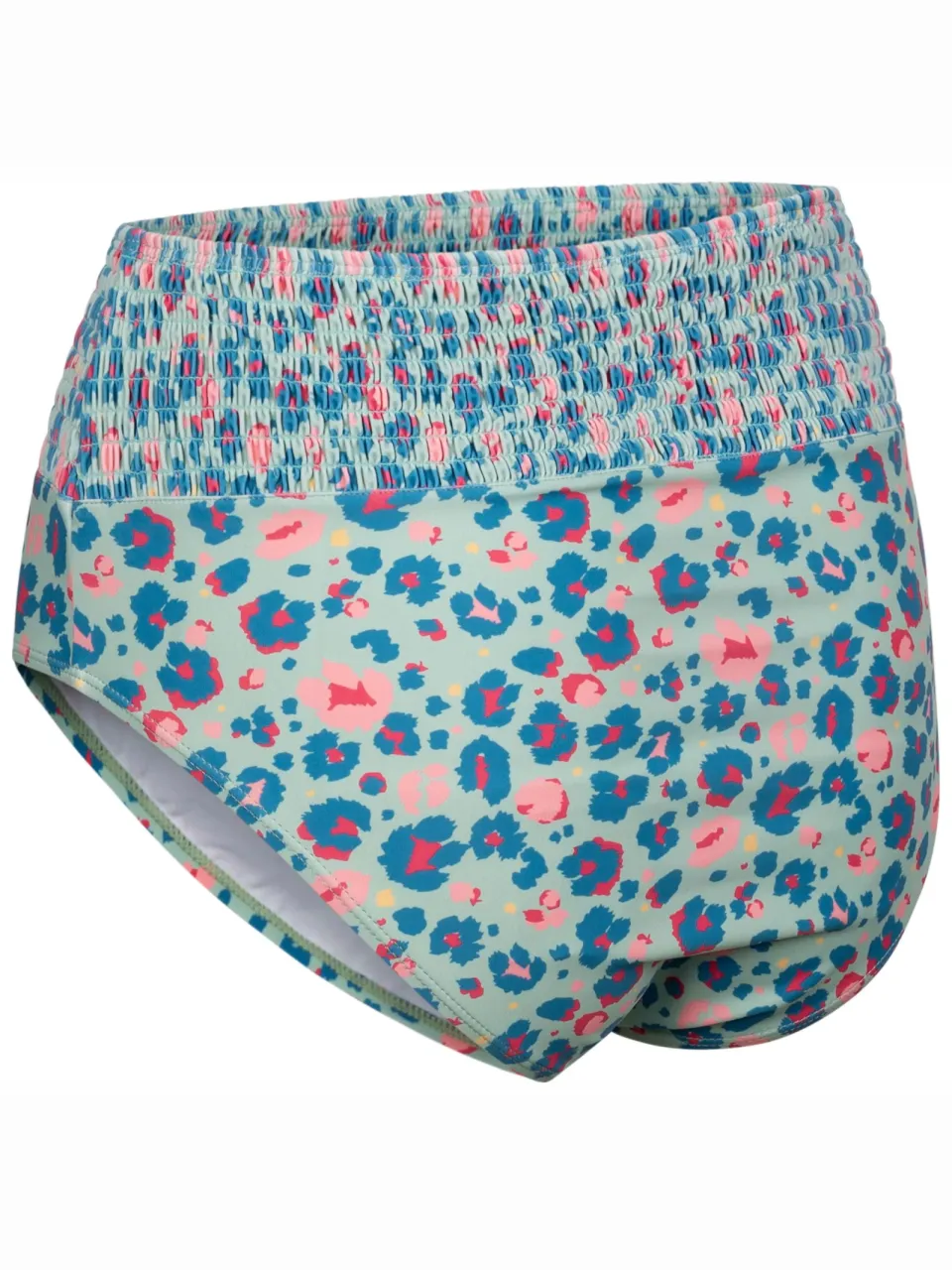 Trespass Dames eryn zwemshort met luipaardprint saliegroen, foto 2