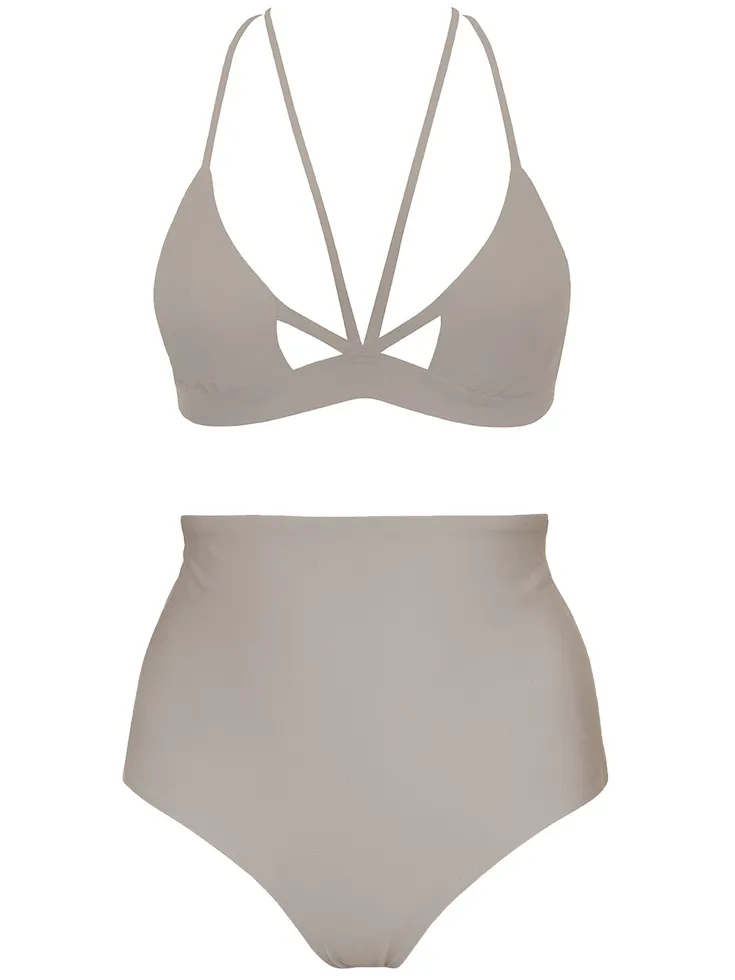 Anekdot dames vegan Bikini Nova Core High Waist Beige, foto 2