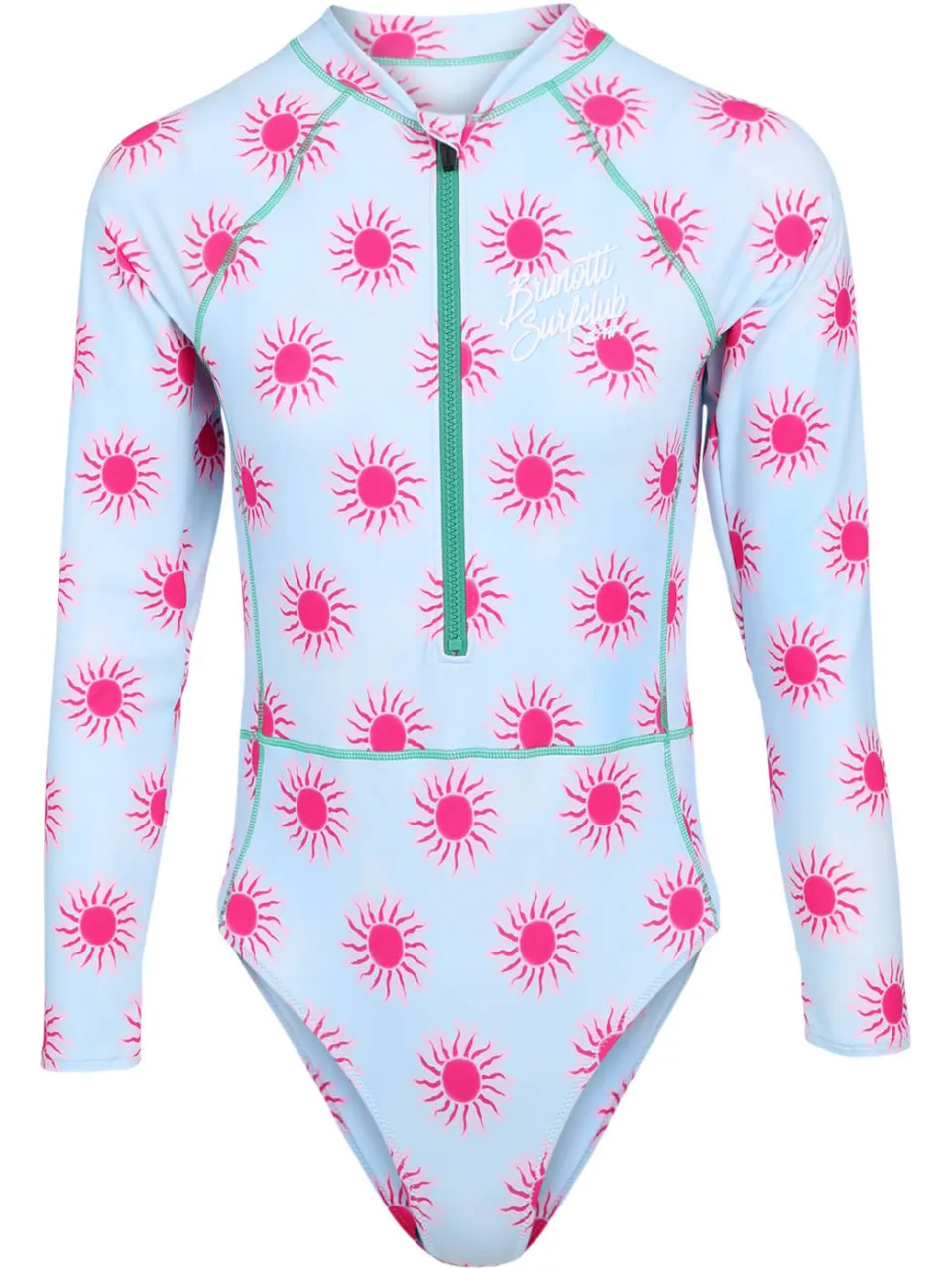 Brunotti Guusje kitesurf badpak lichtblauw lichtblauw/fuchsia, foto 2