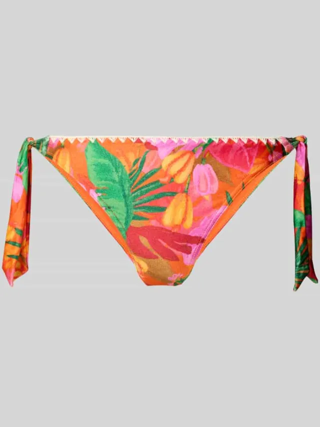 banana moon Bikinibroekje met vetersluiting aan de zijkant model 'DIMKA ALAMEA' Oranje