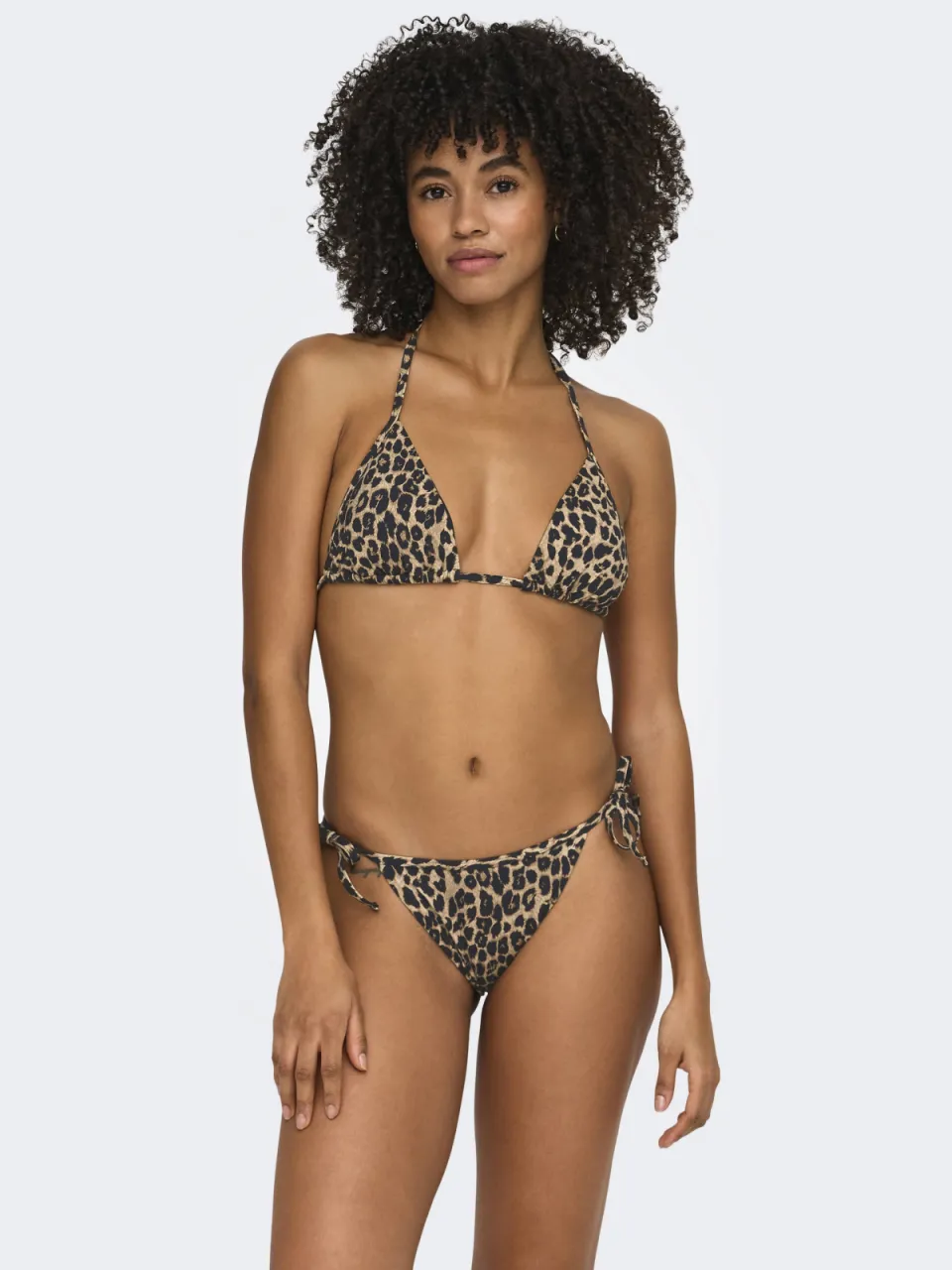 Only triangel bikinitop beige, foto 5