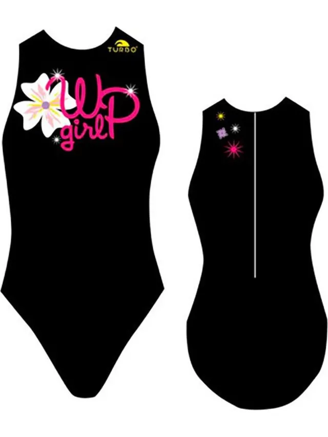 Turbo Zwemkleding Zwart 7-8 Years Meisje Black
