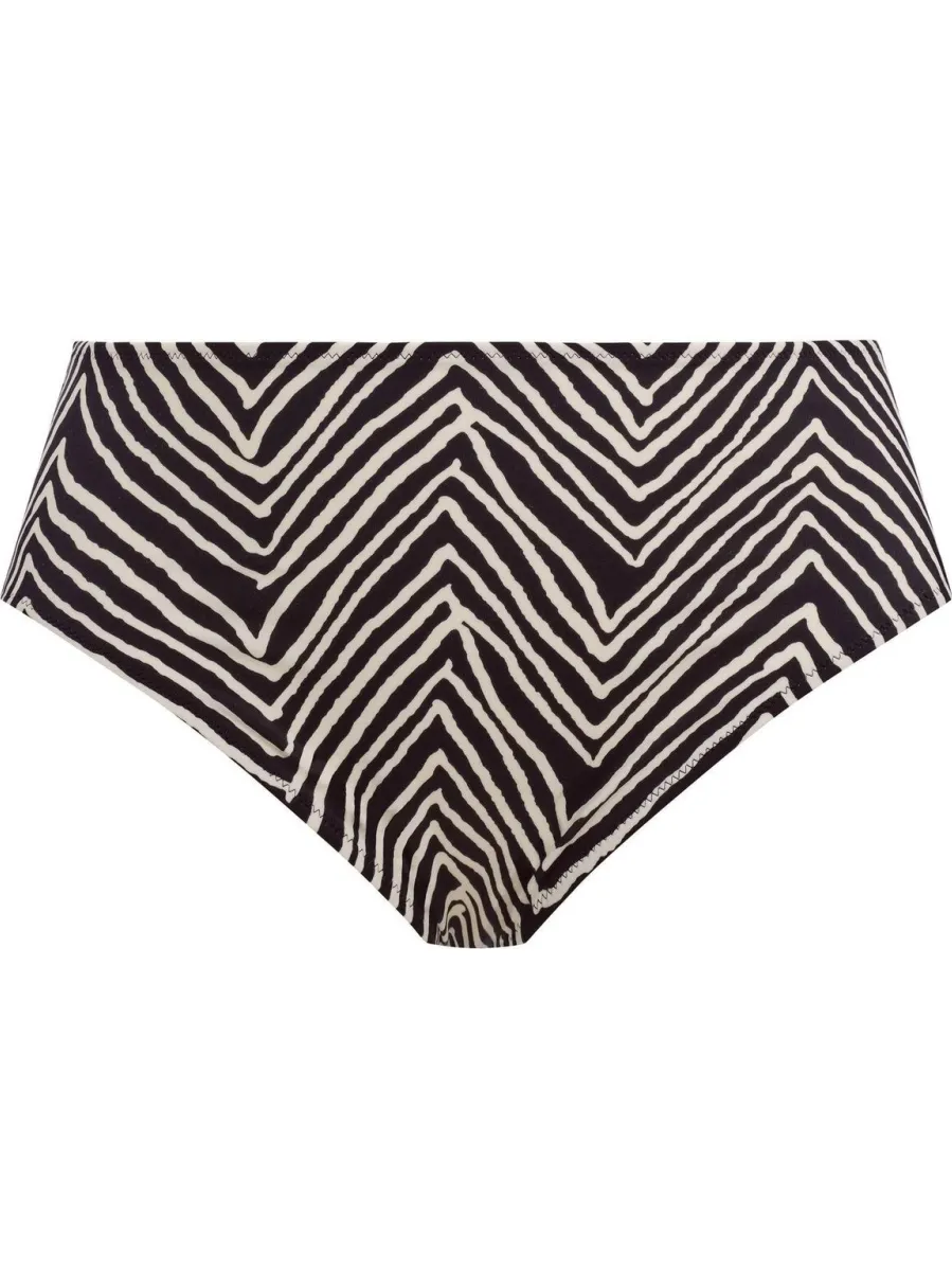 Elomi high waist bikinibroekje Fiji Falls zwart/wit, foto 2