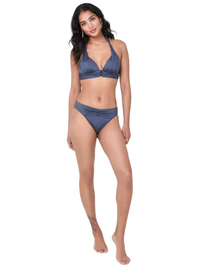 Biba Dames/Dames Sophisticated Bikinitop (Tinnen) Zilver