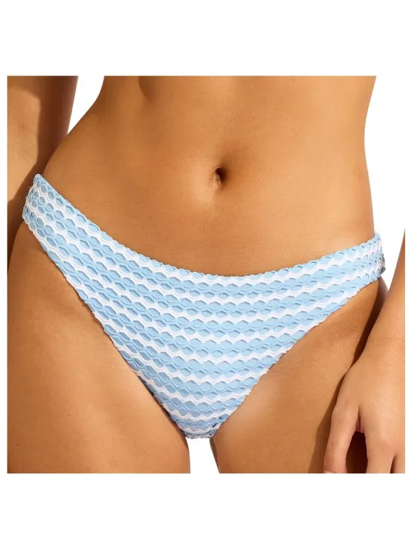 Seafolly Women's Mesh Effect Hipster Pant - Bikinibroekje, oranje