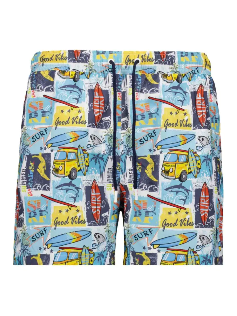 Ragman zwembroek blauw