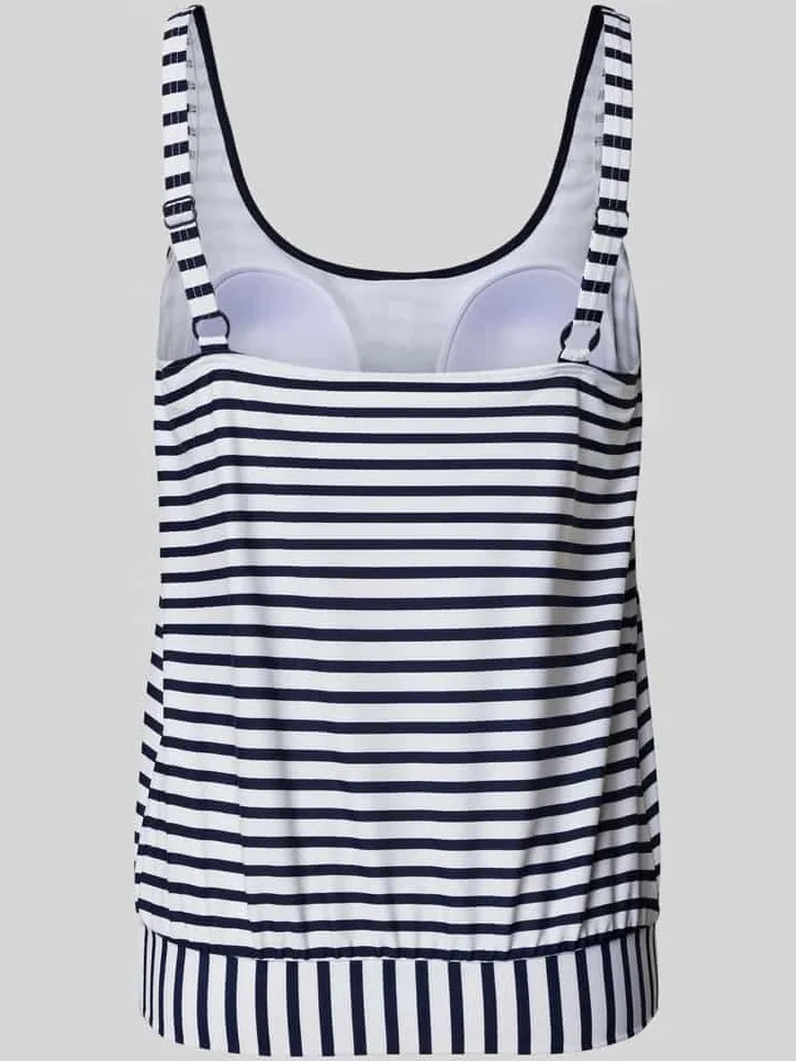 VENICE BEACH Tankinitop met plooien, model 'Summer' donkerblauw, foto 2