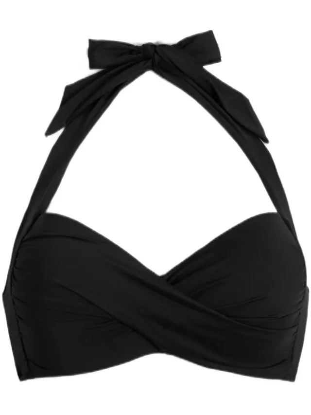 Seafolly Collective voorgevormde push-up bikinitop zwart, foto 2