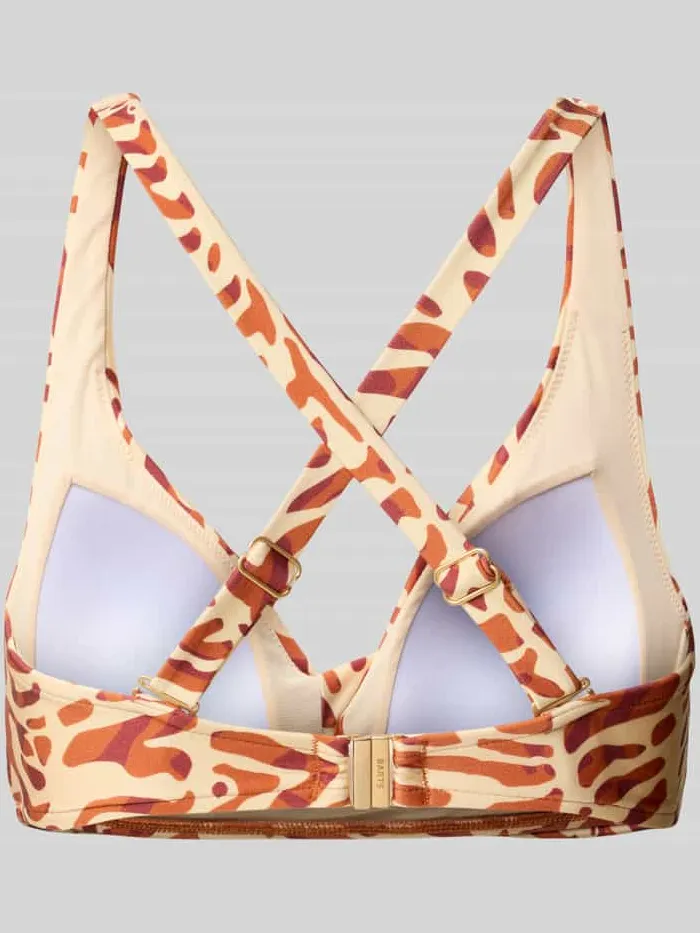 Barts Bikinitop met knoopdetail, model 'NUNBA' zand gemêleerd, foto 2