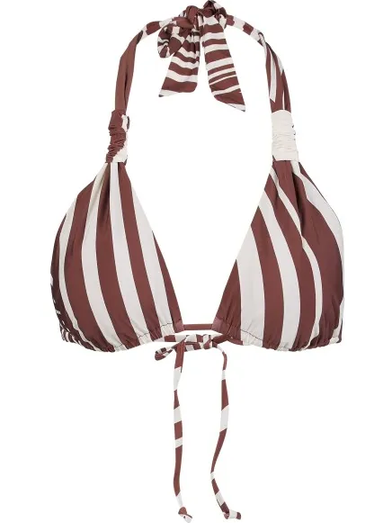 Seafolly Women's Coastline Multi Fit Longline Tri - Bikinitop, wit