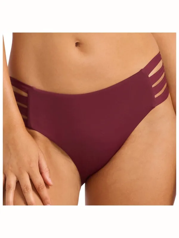 Seafolly Women's Collective Multi Strap Hipster Pant - Bikinibroekje, meerkleurig