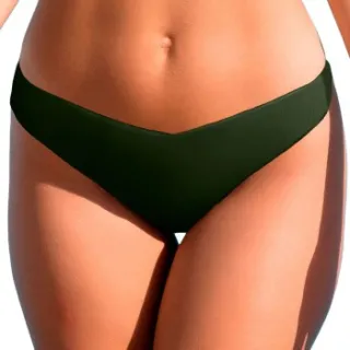 Wiki Low Cut Brazilian bikinibroekje groen Zwart,Groen