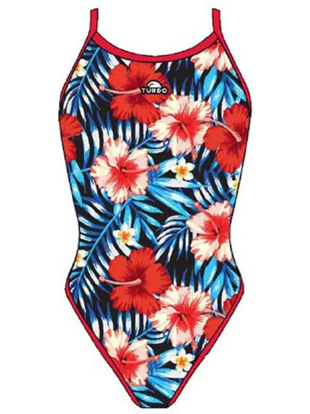 Turbo Flowers Night 2016 Revolution Zwemkleding Veelkleurig 3XL Vrouw Multicolor
