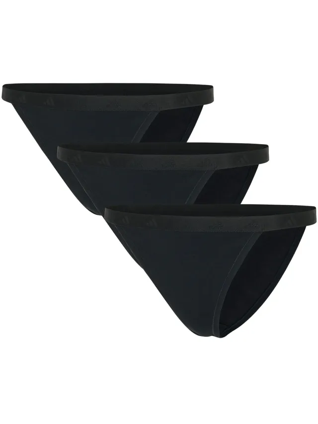 Adidas Sport Active Essential Bikini Slip 3P Slip zwart, foto 2