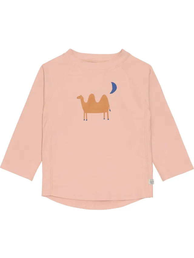 Lässig Splash & Fun Zwemshirt Rashguard Lange Mouw Camel pink, 19-24 maanden