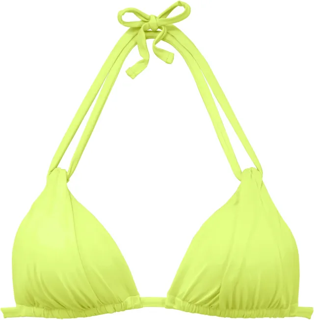 triangelbikinitop lime