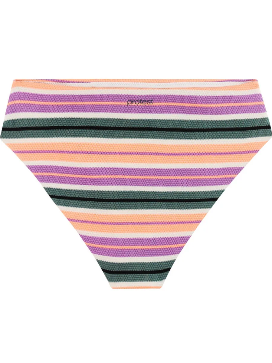 Protest high waist bikinibroekje MIXKIM roze/groen/wit, foto 2