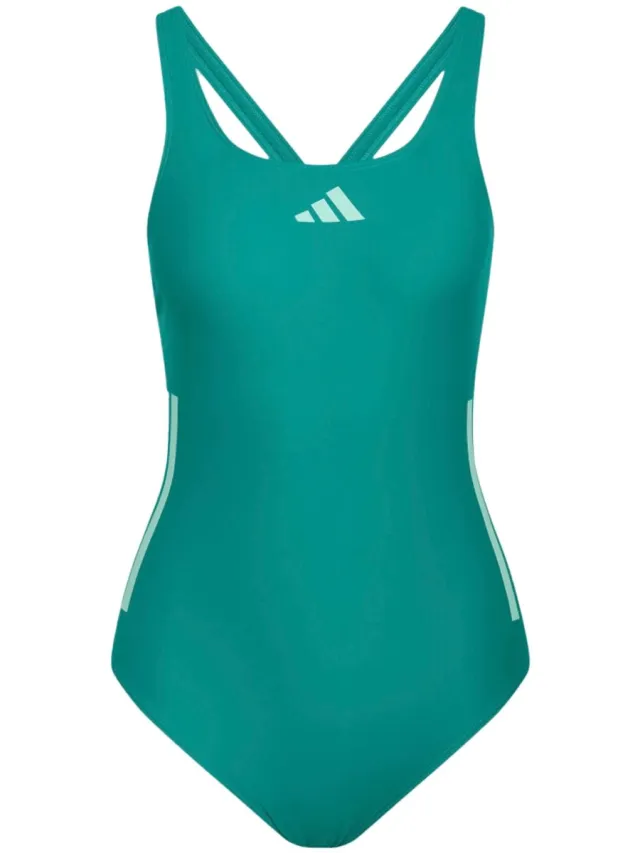 Adidas 3 Stripes C-back Zwemkleding Groen 44 Vrouw