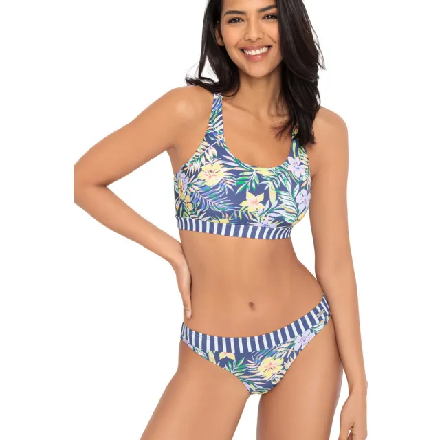 Lascana Summer bikinitop zwart Blauw