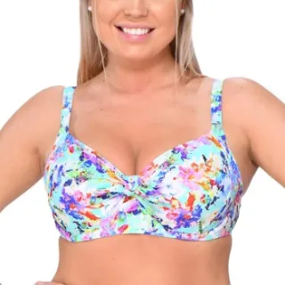 Saltabad Caribbean Dolly Bikini Bra Groen,Versch.kleure/Patroon