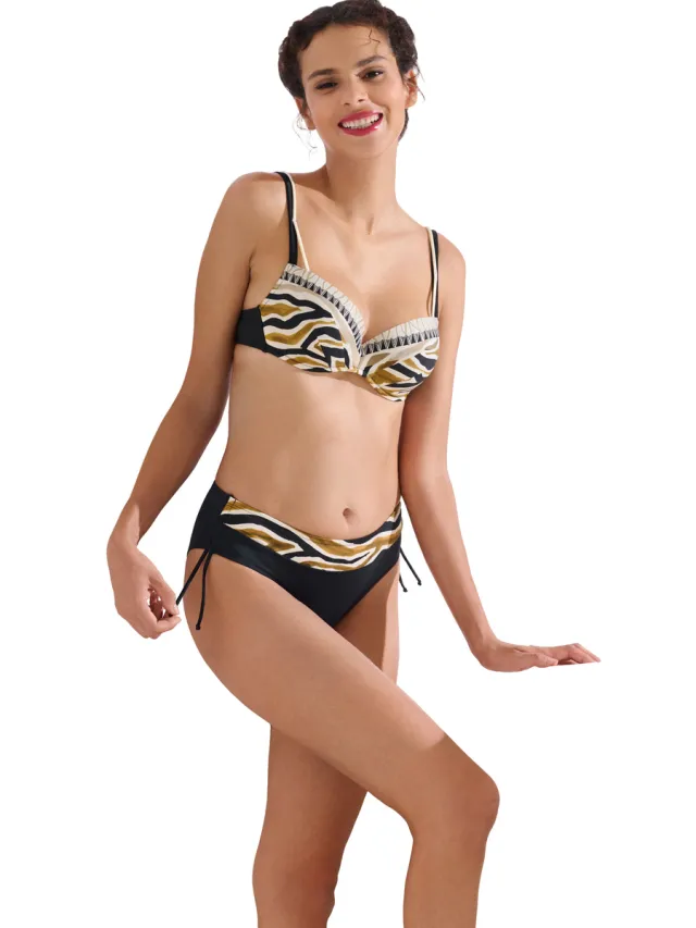 Lisca TANZANIA bikinitop met verstelbare zijkanten zwart