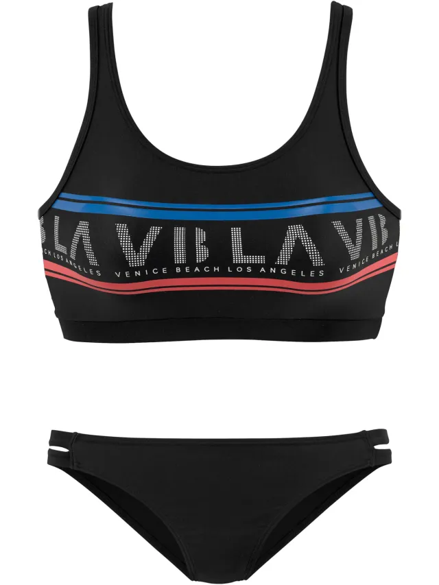 Bustierbikini zwart, foto 2