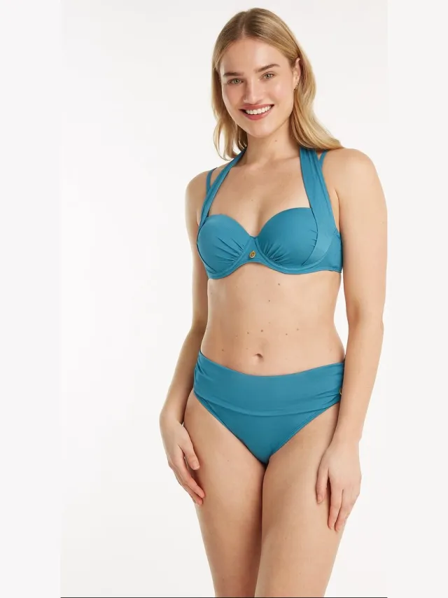 Ten Cate multiway bikini top sea blue voor Dames | Maat 40D (80D)