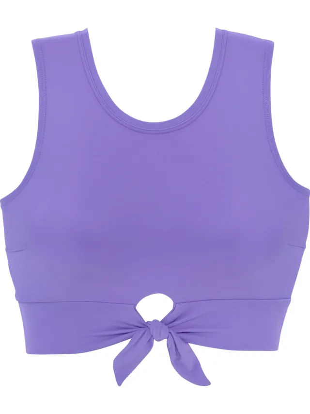 bikinitop crop-top lila, foto 2