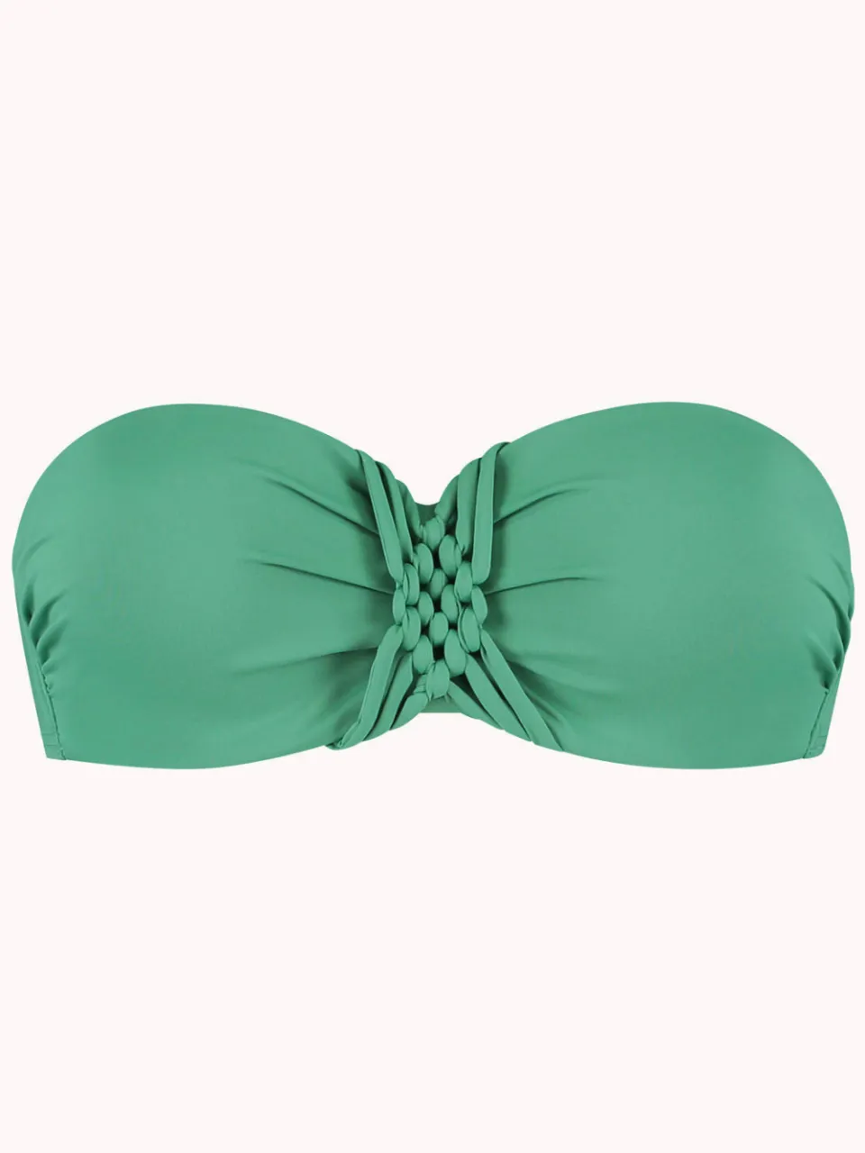 Cyell Green Oasis strapless bandeau bikinitop groen, foto 4