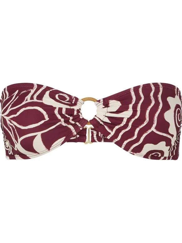 Billabong Women's Sol Playa Rio Bondeau - Bikinitop, rood