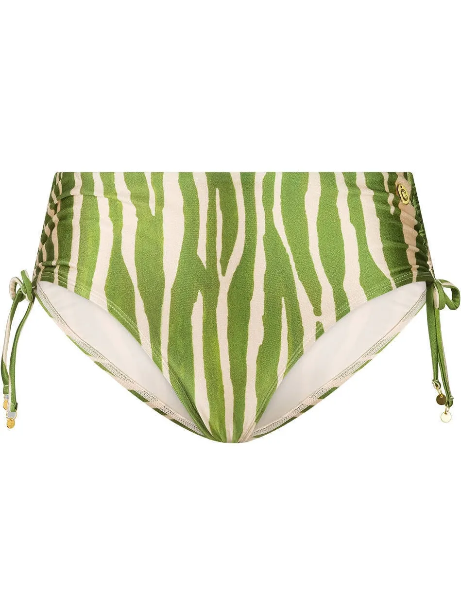 Ten Cate Beach TC WOW bikinislip groen/ecru, foto 2