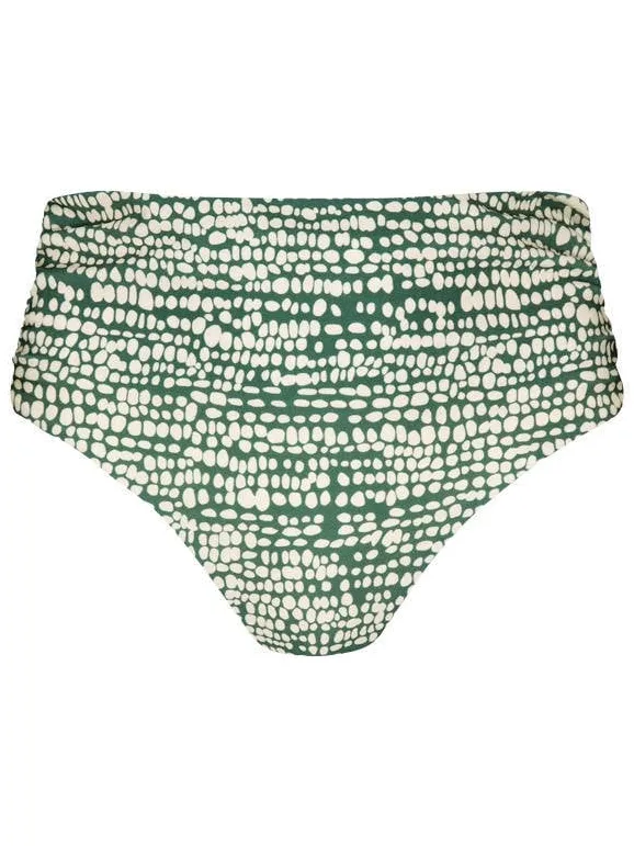 Barts high waist bikinibroekje Cascis groen/wit, foto 2