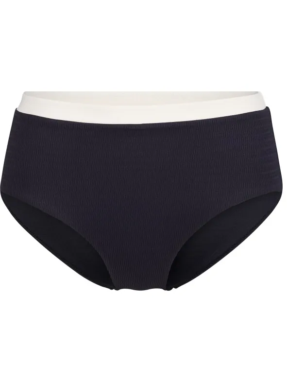 Seafolly Band Wave Belted High Waisted Pant - Bikinibroekje, wit
