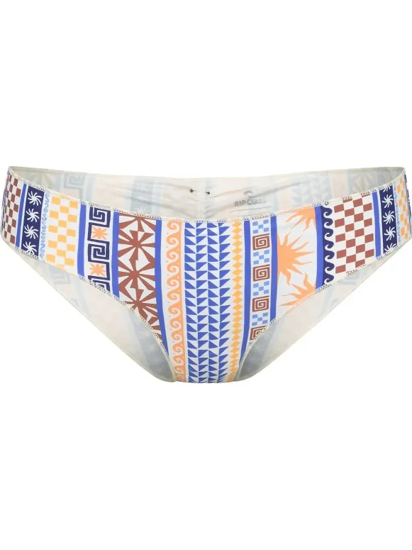 Rip Curl Women's San Carlos Cheeky Pant - Bikinibroekje, wit