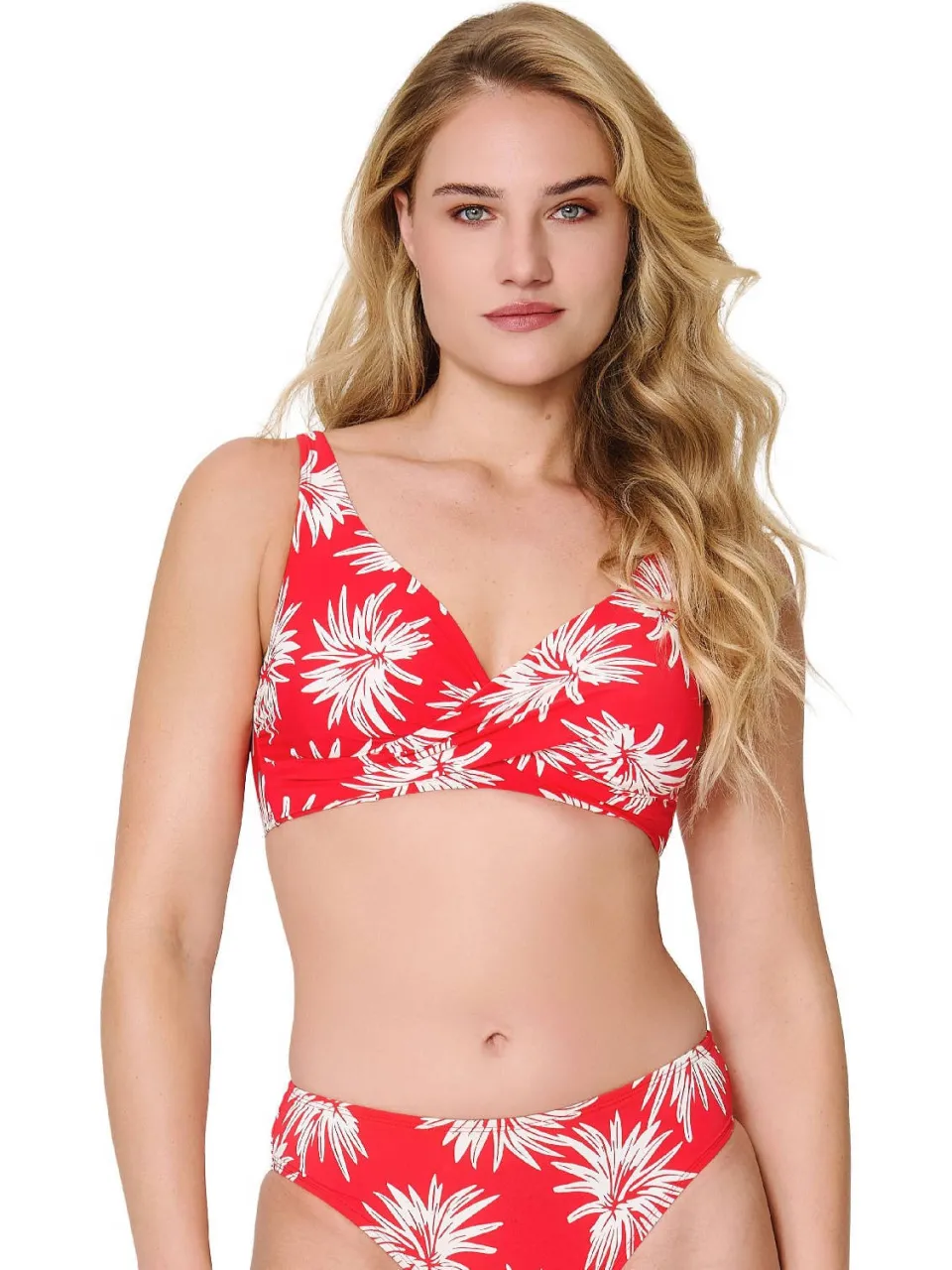 Lingadore beugel bikinitop rood Veelkleurig