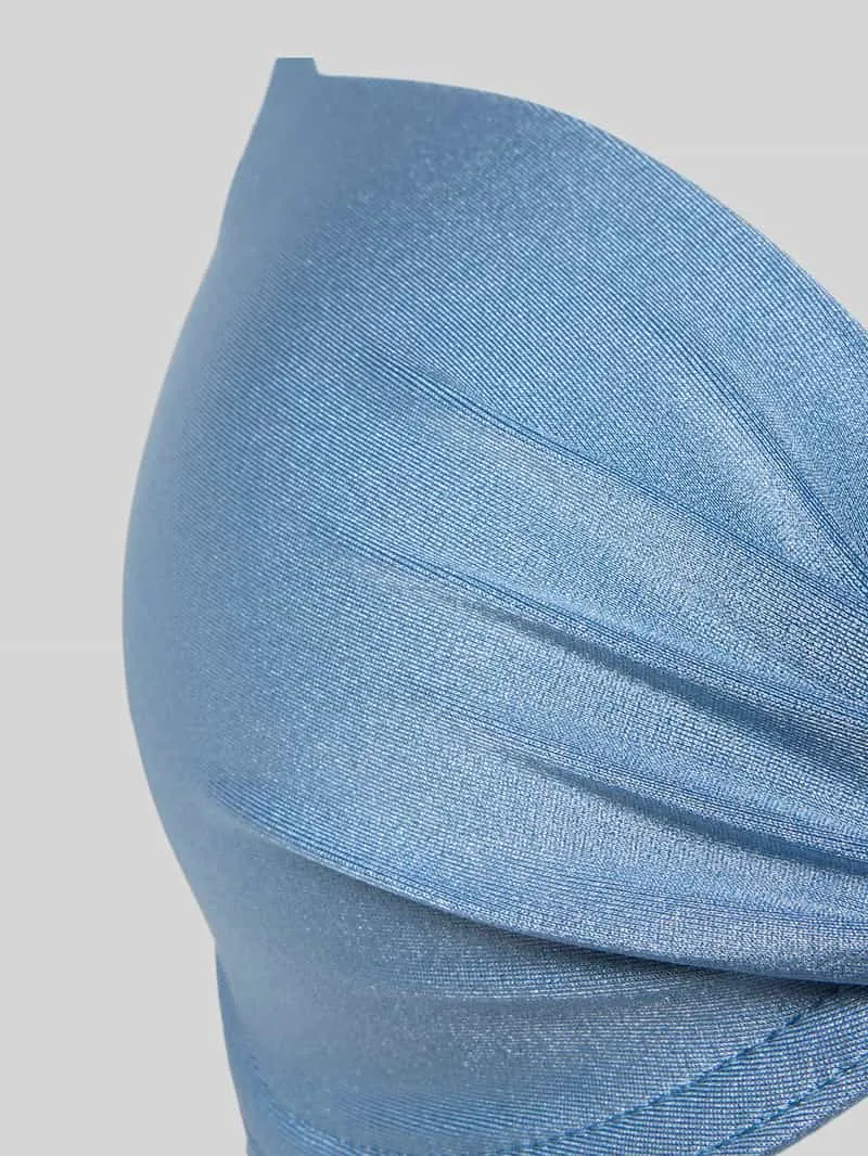 Marc O'Polo Bikini-bovendeel met knoopdetail blauw, foto 3