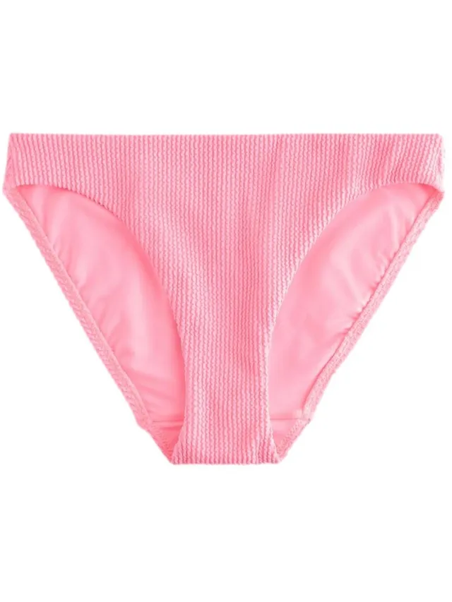 Next Dames - Bikinibroekjes - Roze Neon Pink Crinkle