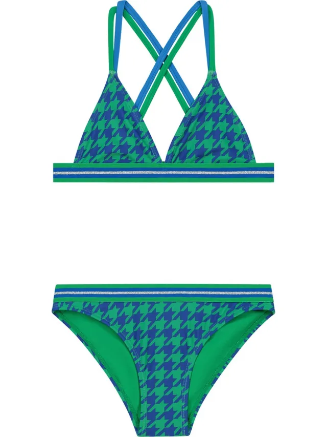 Shiwi Bikini set LUNA FIXED TRIANGLE SET - oceaan blauw - 146/152