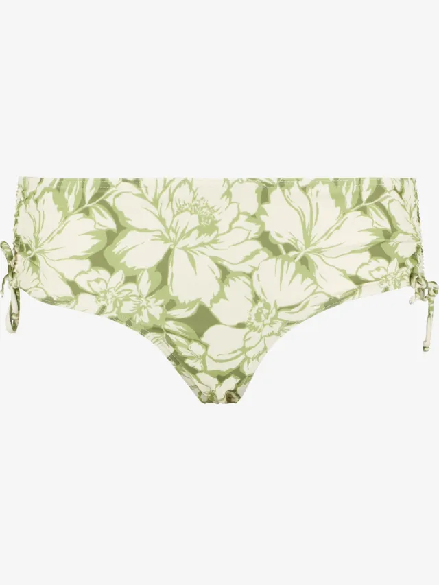 Osaga dames bikinibroekje met bloemenprint groen