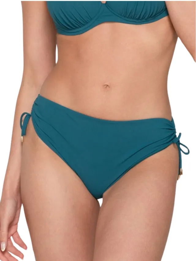Luna Splendida BLUE SENSE bikinitop met gerimpelde zijkanten groen