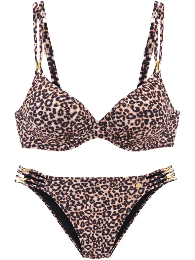 beugelbikini luipaardprint