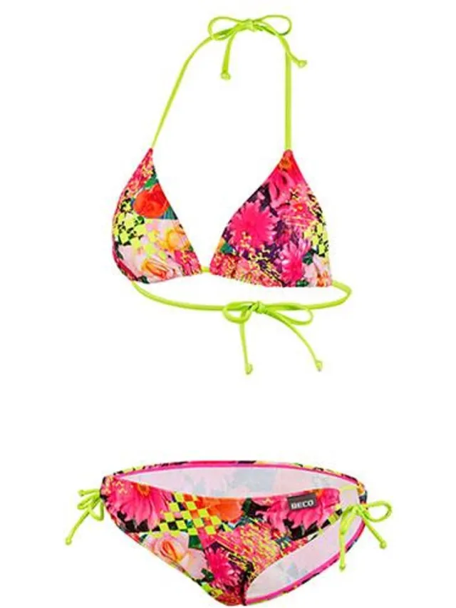 Beco Fresh Flowers Triangle Bikini | B Cup | Multicolor - 38 Meerkleurig