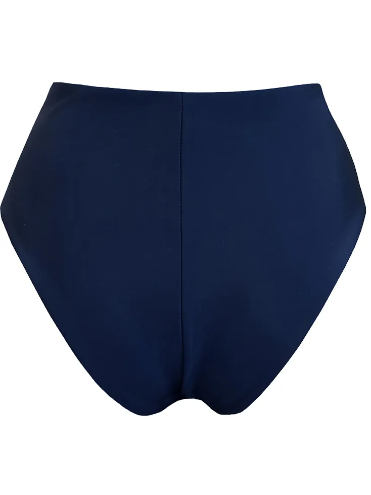 Anekdot dames vegan Bikinibroekje Skyline High Marineblauw, foto 2