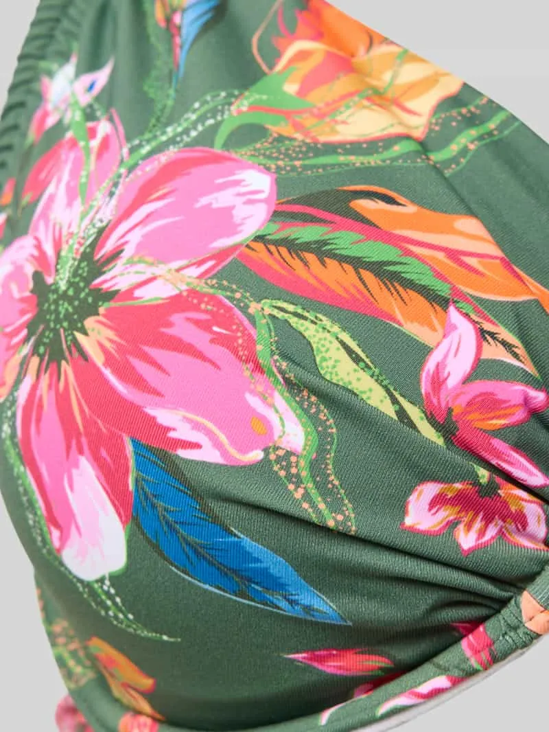 Lascana PLUS SIZE bikinitop in all-over look model 'Malia' olijfgroen, foto 3
