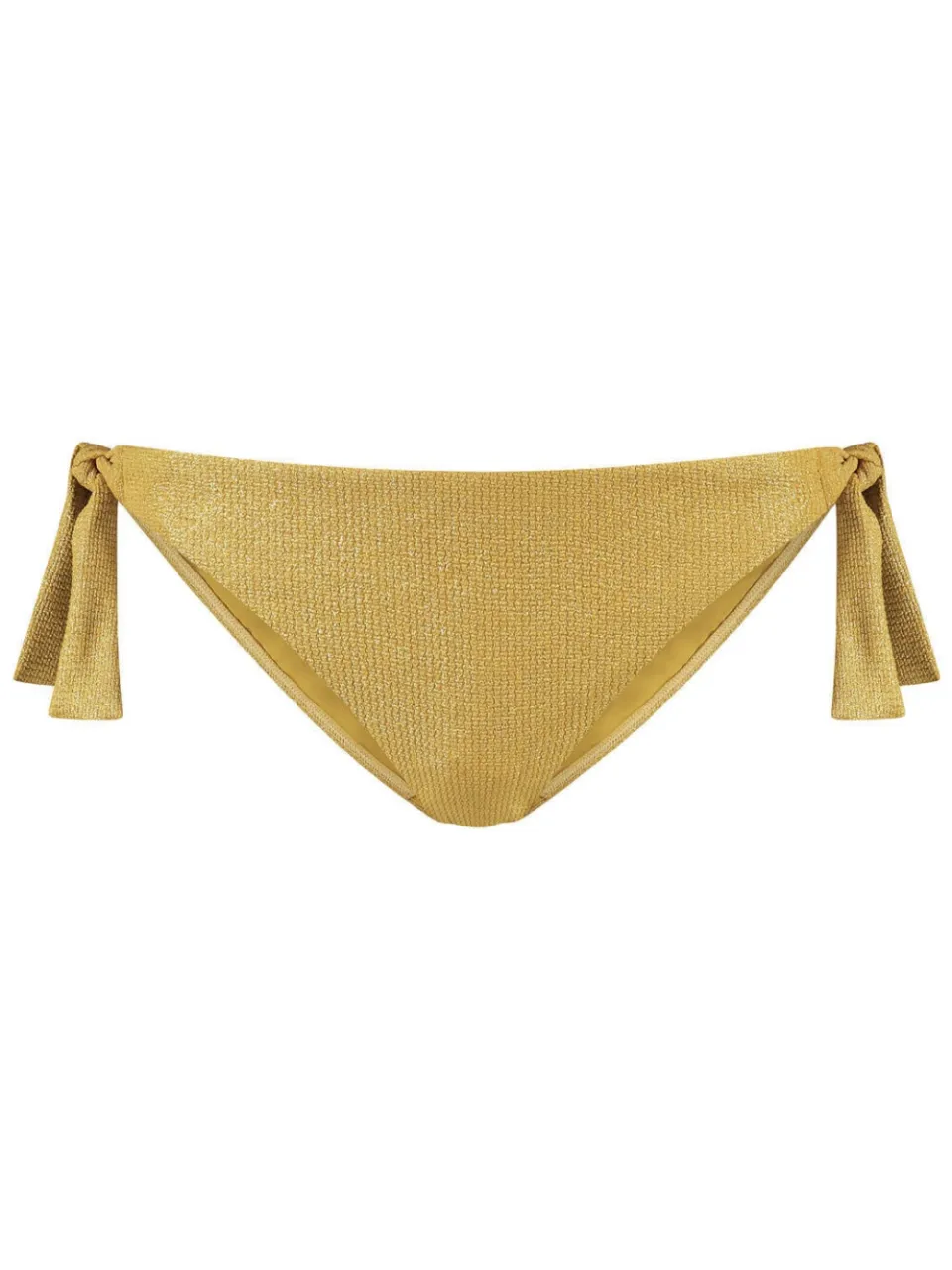 Cyell strik bikinibroekje Golden Hour met lurex goud, foto 2