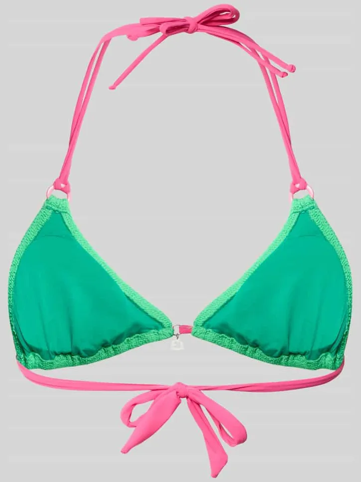 banana moon Bikinibovendeel met Labeldetail Model 'BRARO' neon groen, foto 2