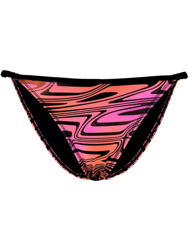 Puma Printed Bikinibroekje Oranje,Roze L Vrouw Purple / Orange