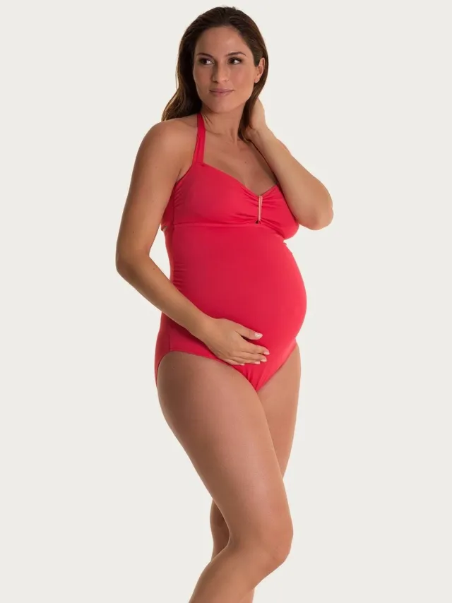 Pez D'or Helena zwangerschapsbadpak rood